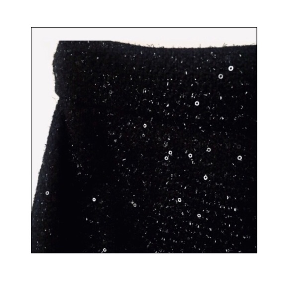 Calvin Klein Sequin Bouclé Straight Skirt - Picture 3 of 7